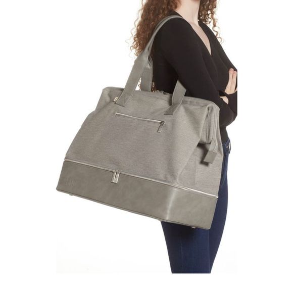 NWT BEIS Weekender bag in Grey - Picture 3 of 5